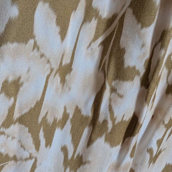 NWT LINE@MODA Made in Italy Floral Abstract Double Print Maxi Skirt Large Boho - Picture 8 of 12